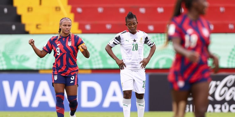 The Ghana Black Princesses were defeated 3-0 by the United States at Estadio Alejandro Morera Soto.