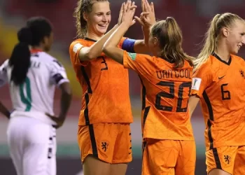 The Netherlands humiliated the Black Princesses and eliminated them from the group without a point.