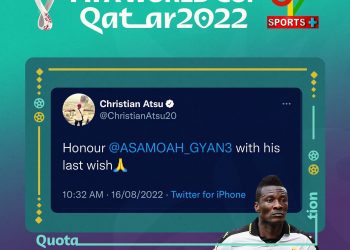 Should Asamoah Gyan’s final wish of playing in the World Cup be granted by Otto Addo?