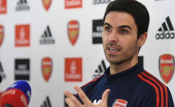 Mikel Arteta started the same lineup in both of their Premier League games at Vitality Stadium.