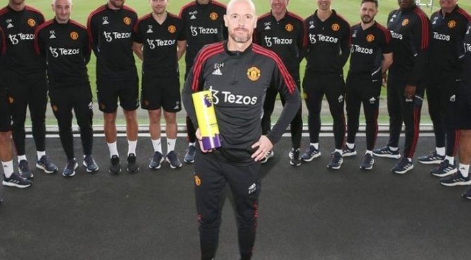 Ten Hag was voted Barclays Coach of the Month for the first time since he joined the league in April.