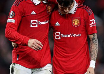 Alejandro Garnacho responded emotionally after being named Man of the Match at Old Trafford.