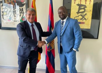 The Ghana Football Association President has affirmed his meeting with the President of Barcelona.