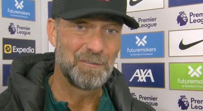 Jürgen Klopp admitted Liverpool’s defeat to Nottingham Forest was a serious blow to their title hope.