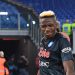 Osimhen, a striker from Nigeria, scored the only goal in the Derby del Sole at the Stadio Olimpico.