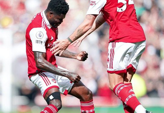 Ghanaian star, Thomas Partey, scored a planned goal in the North London derby, as stated by Odegaard.