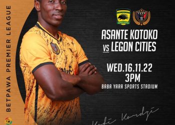 Former Hearts of Oak forward Kofi Kordzi has reacted ahead of a Week 7 clash against Kotoko.