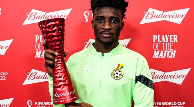 Mohammed Kudus justifies why Neymar is not better than him after a brace against South Korea.