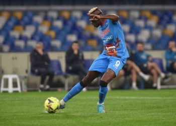 Victor Osimhen of Nigeria is the only African player among the world’s top five scorers.