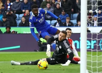 The Gunners of English football move closer to the Premier League title at King Power Stadium.