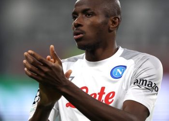 Nigerian striker Victor Osimhen inspires Napoli to a first-leg lead at the Deutsche Bank Park.