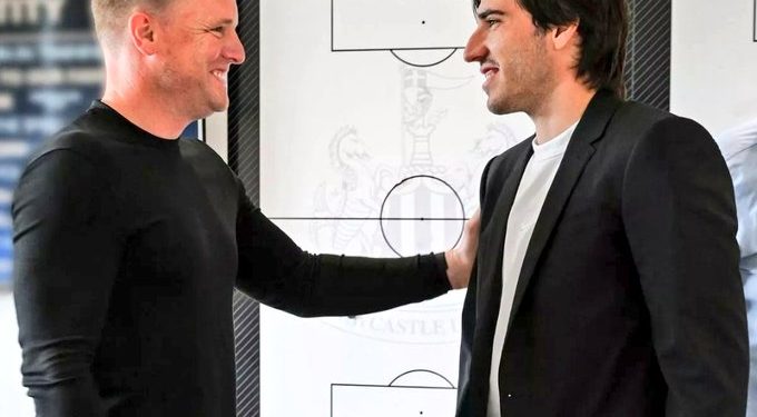 Atspo Exclusive: Newcastle United manager Eddie Howe has backed Sandro Tonali and stated that the player could still play at St. James’ Park.